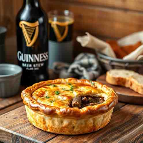 The Best Guinness Beer Beef Stew Pie Recipe